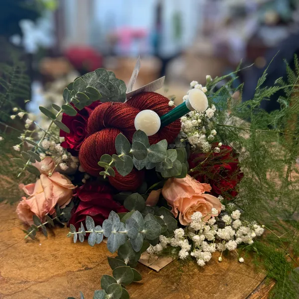 Valentine's Day Yarn Bouquet
